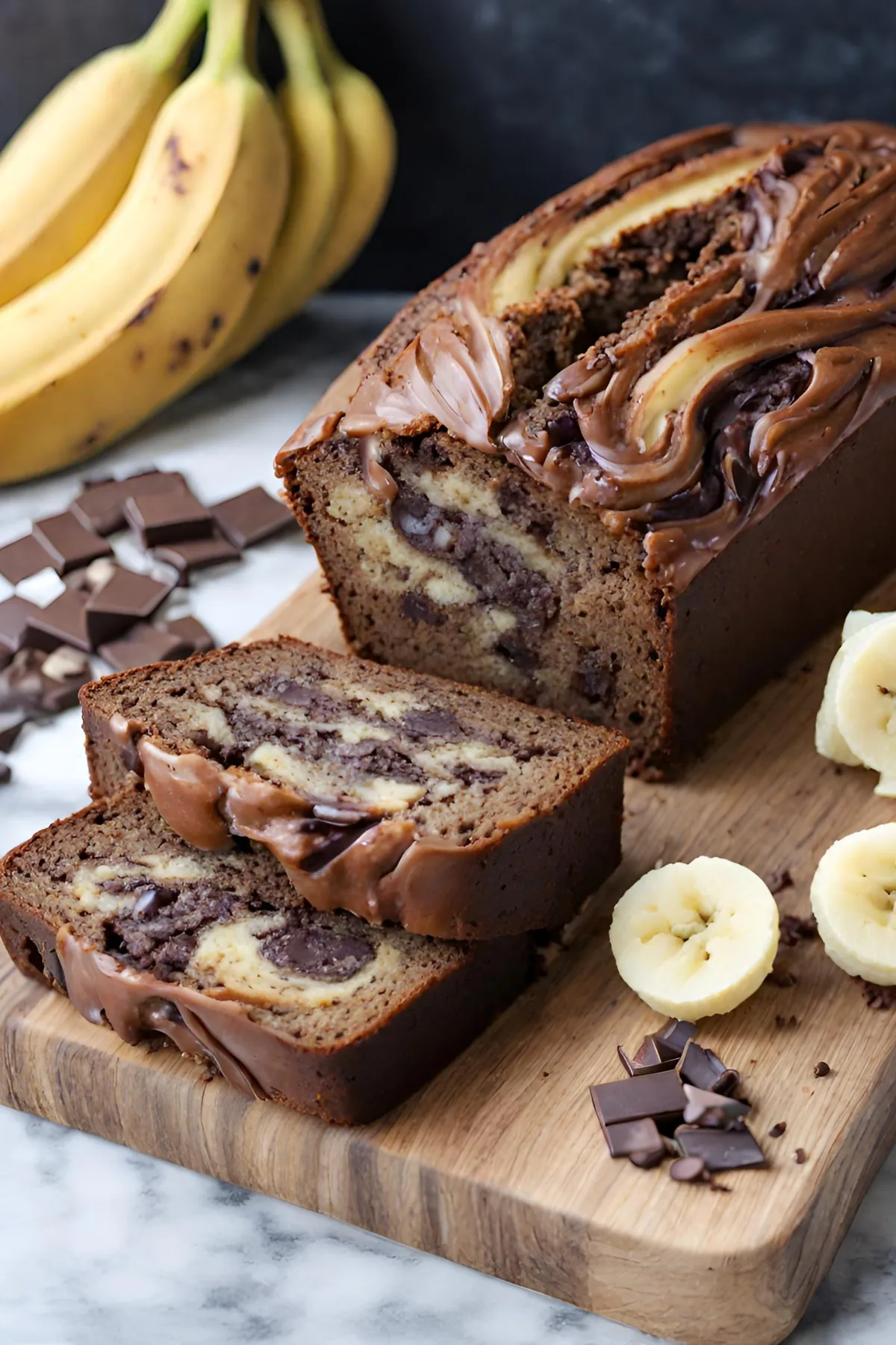 Chocolate Marbled Banana Bread Step-by-Step Baking Guide