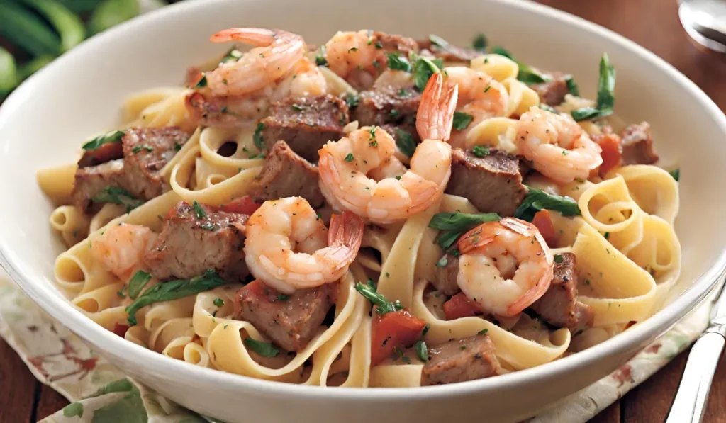 Shrimp And Steak Pasta Recipes