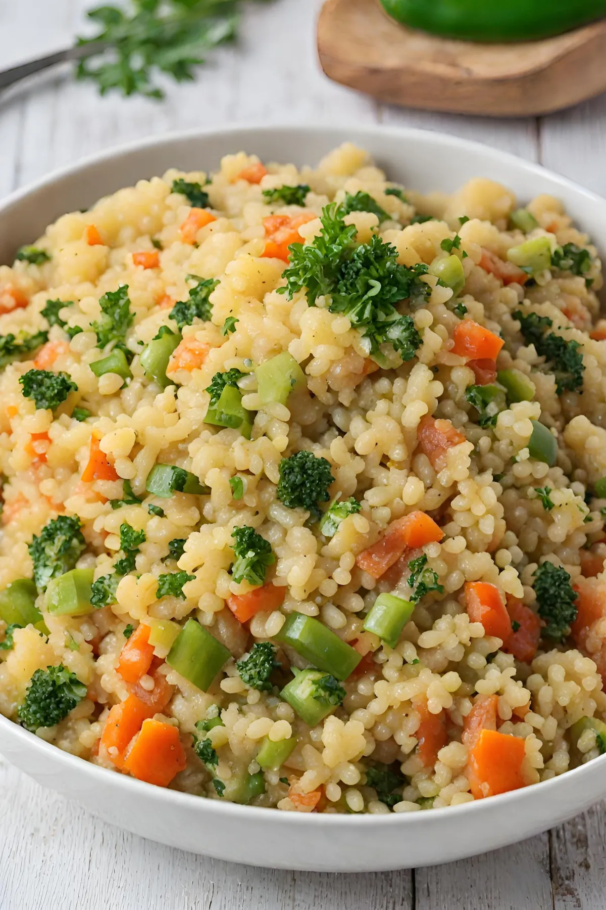 vegetable pastina medly
