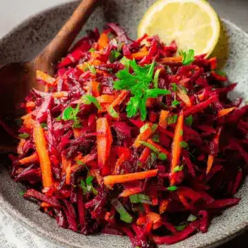 Beet and Carrot Slaw