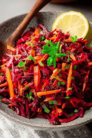 Beet and Carrot Slaw