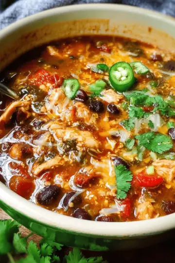 Smoky Chicken Chili