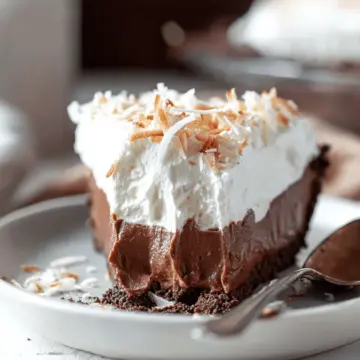 Chocolate Coconut Cream Pie
