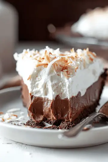 Chocolate Coconut Cream Pie