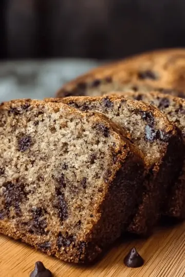 Espresso Banana Bread (with Chocolate Chips)
