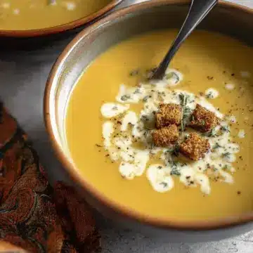 White Sweet Potato Soup