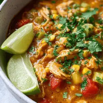 Easy Cilantro Lime Chicken Chili