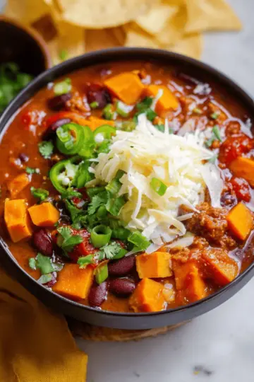 Chipotle Sweet Potato Chili