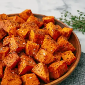 Curry Roasted Sweet Potatoes