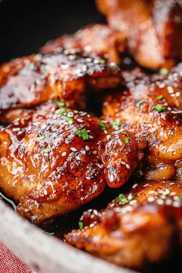 Skillet Teriyaki Chicken Thighs