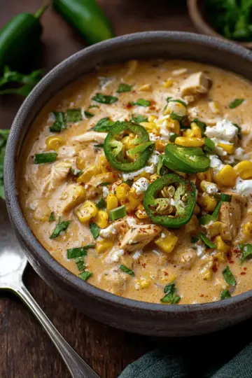 Street Corn White Chicken Chili