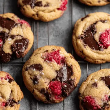 Raspberry Chocolate Chip Cookies