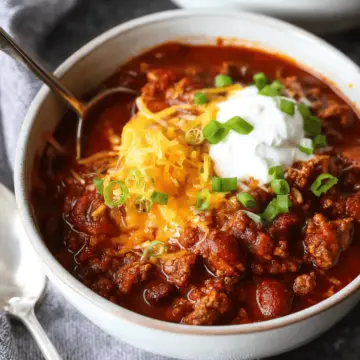 Easy Weeknight Chili