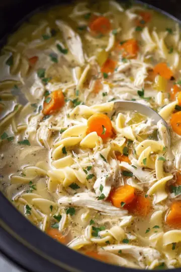 Crockpot Chicken Noodle Soup