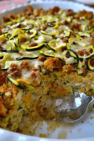 Zucchini Stuffing Casserole