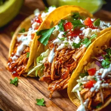 Crock Pot Chicken Tacos