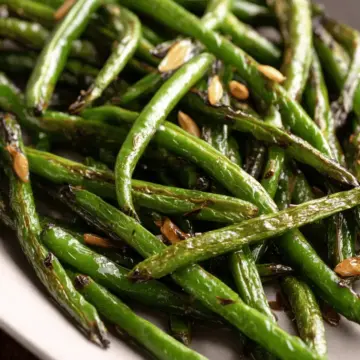 Balsamic Roasted Green Beans