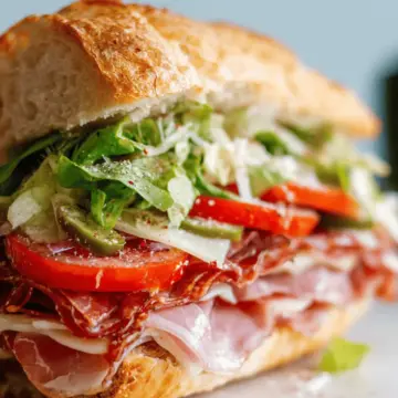 Italian Grinder Salad Sandwich