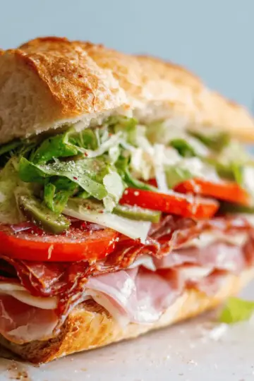 Italian Grinder Salad Sandwich
