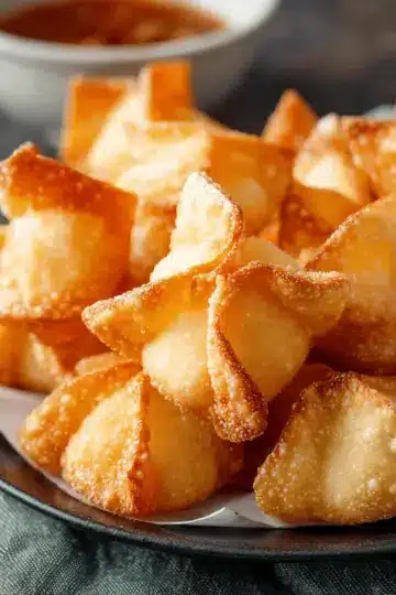 Sweet Cream Cheese Wontons