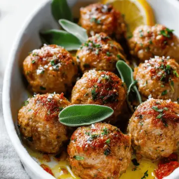 Baked Turkey Meatballs