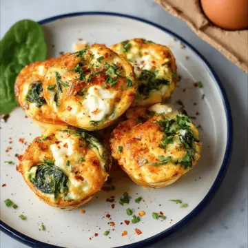 Feta & Spinach Egg Muffins