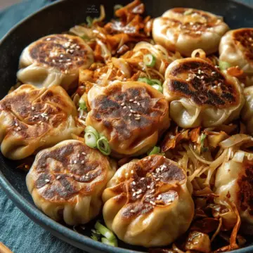 Pan-Fried Cabbage and Noodle Buns