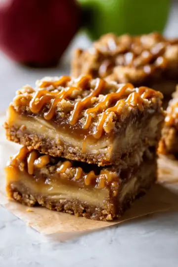 Salted Caramel Apple Pie Bars