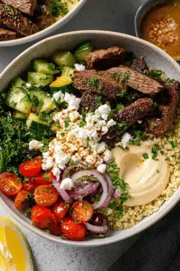 Mediterranean Steak Bowls