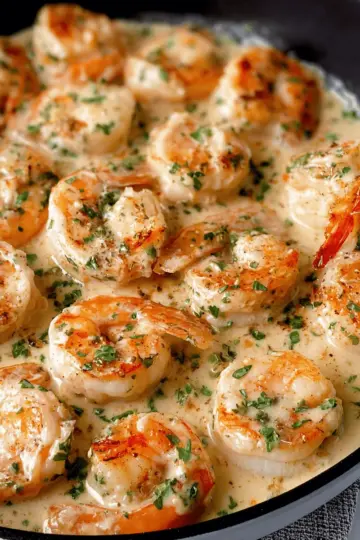 Creamy Garlic Shrimp