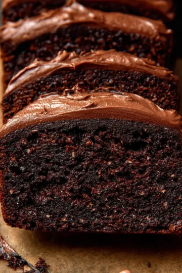 Chocolate Banana Cake with Espresso Fudge Frosting