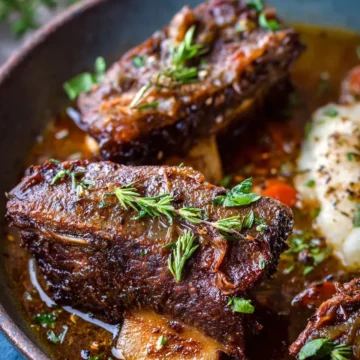 French Onion Short Ribs.
