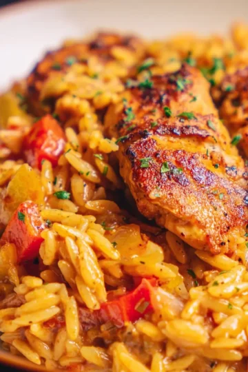 Cajun Chicken Orzo