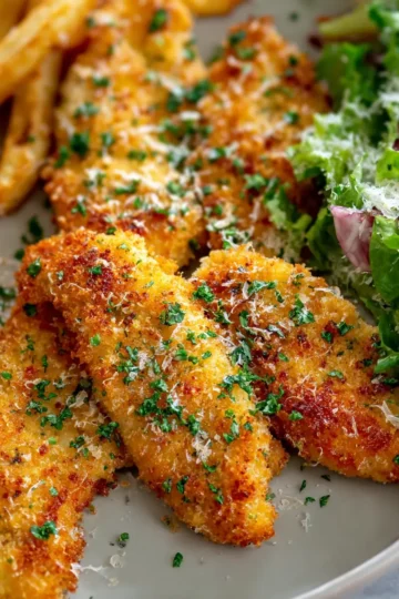Baked Garlic Parmesan Chicken Tenders
