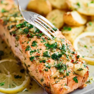 Garlic Butter Baked Salmon