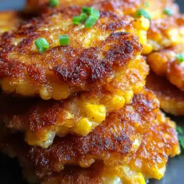 Crispy Cheesy Corn Fritters