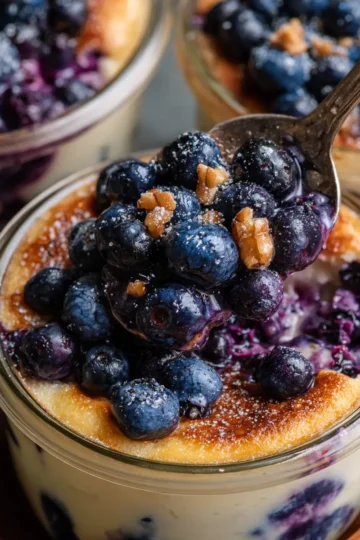 Baked Blueberry Cottage Cheese Breakfast Bowls