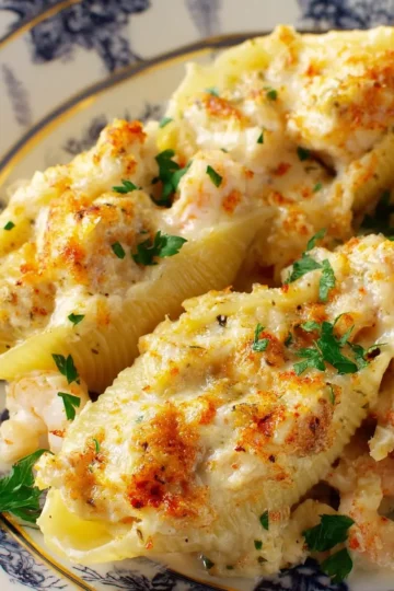 Shrimp and Crab Stuffed Shells