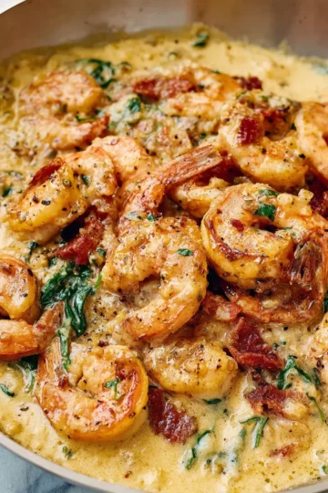 Creamy Tuscan Garlic Shrimp