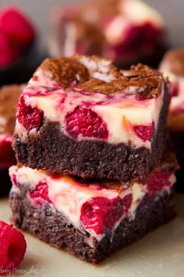 Raspberry Cheesecake Brownies