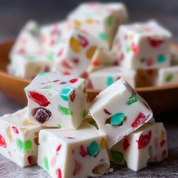 Easy Christmas Gumdrop Nougat Candy