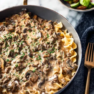Ground Beef Stroganoff