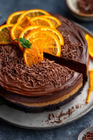 Chocolate Orange Cheesecake