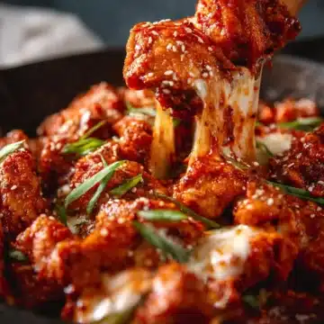 Korean Fire Chicken (Cheese Buldak)