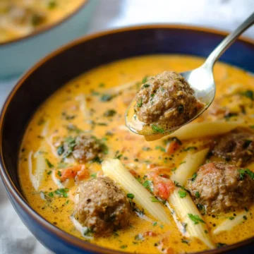 Creamy Italian Meatball Soup
