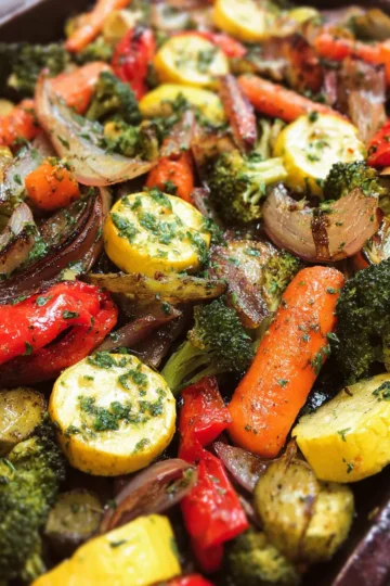 Garlic Herb Roasted Vegetables