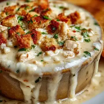 White Chicken Chili Cottage Cheese Winter Bake
