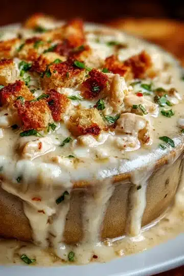 White Chicken Chili Cottage Cheese Winter Bake