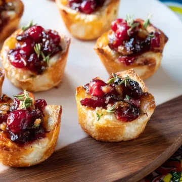 Cranberry Brie Bites