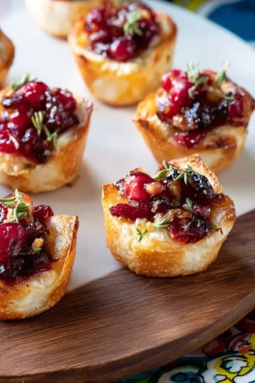 Cranberry Brie Bites